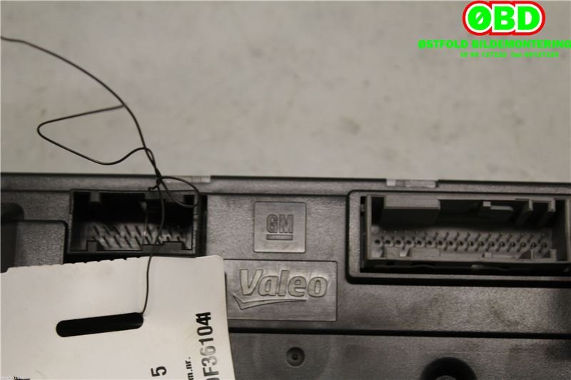 Varmeapparat betjening til Saab 9-3 2008-2011 (Type II, Fase 2)  (SAAB|12772891|)