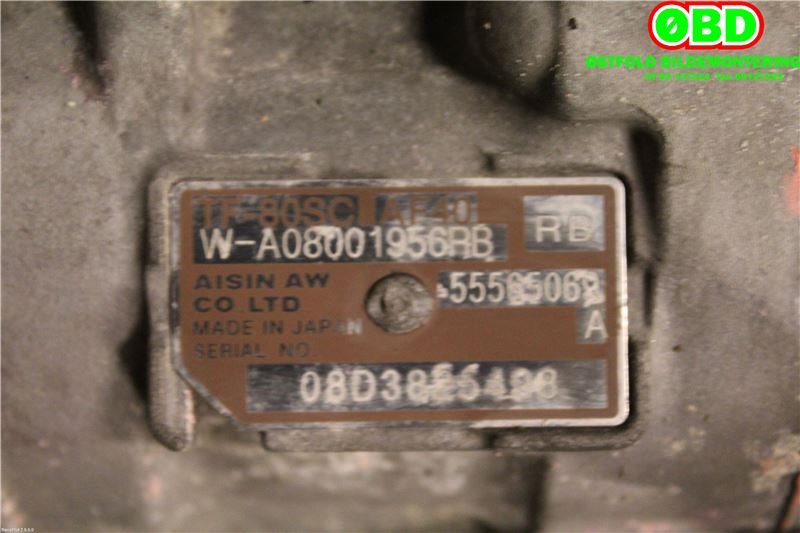 Girkasse automat til Saab 9-3 2008-2011 (Type II, Fase 2)  (SAAB||55565069)