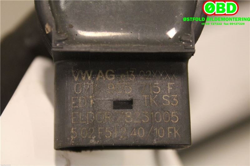 Coil elektronisk til Audi A6 2005-2008 (Type III, Fase 1) (C6) (C6) (AUDI|07K 905 715 F|07K 905 715 G|07K905715F)