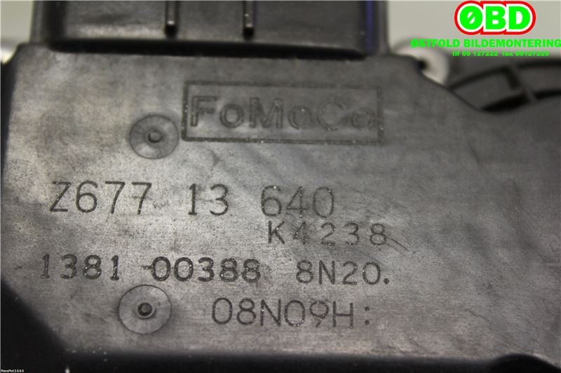 Spjeldhus til Mazda 3 2009-2013 (Type II)  (MAZDA|Z67713640|)