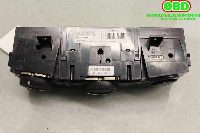 Varmeapparat betjening til Mercedes Sprinter 2013-2018 (Fase 2) (906) (906) (MERCEDES|A 906 830 28 85|A 906 906 30 00|9068302885)