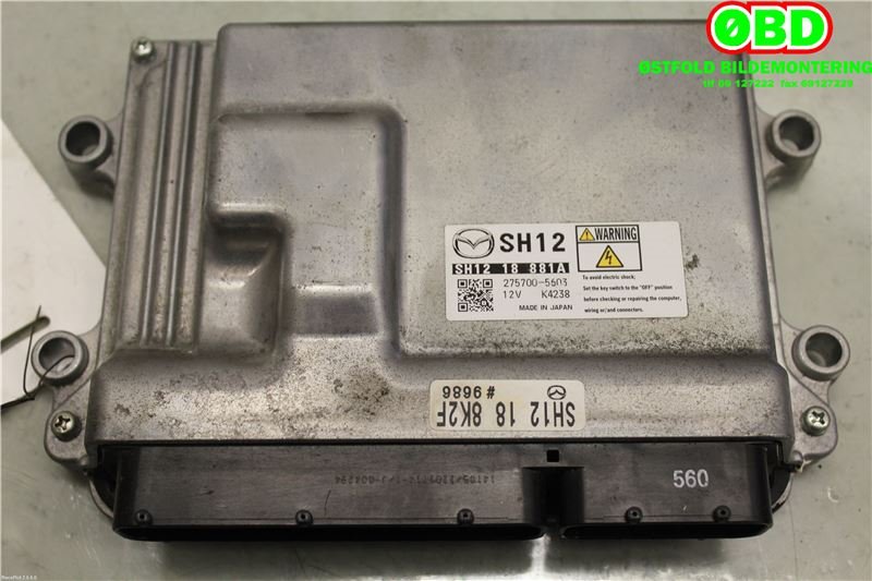 Styreenhet motor til Mazda 3 2013-2016 (Type III, Fase 1) (MAZDA|SH1218881A|)