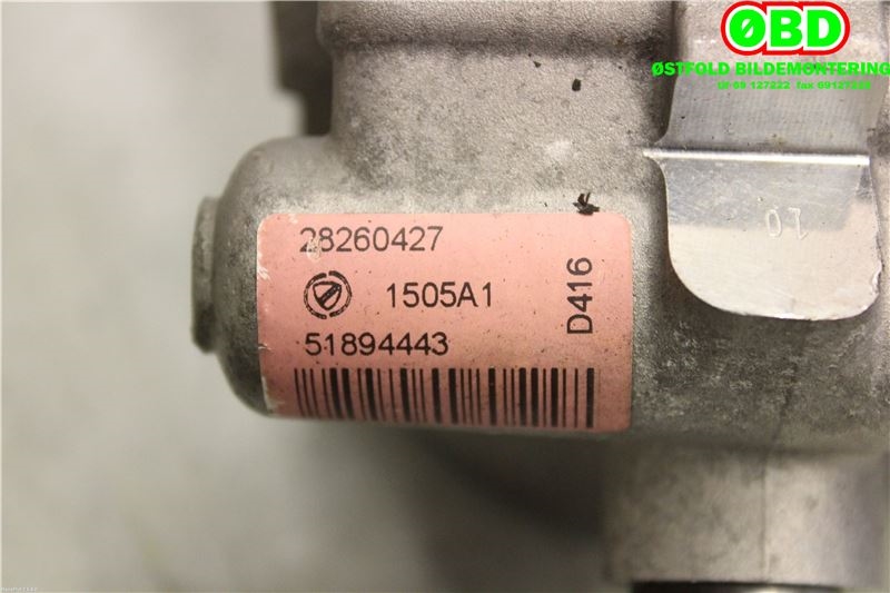 Servo pumpe mekanisk til Opel Combo D 2012-2018  (OPEL COMBO VAN|95513937|948143|51894443)