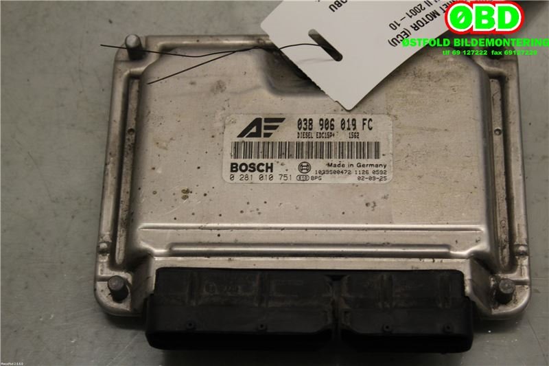Styreenhet motor til VW Sharan 2000-2010 (Type I, Fase 2) (038 906 019 FC|0281010751|038906019FC)