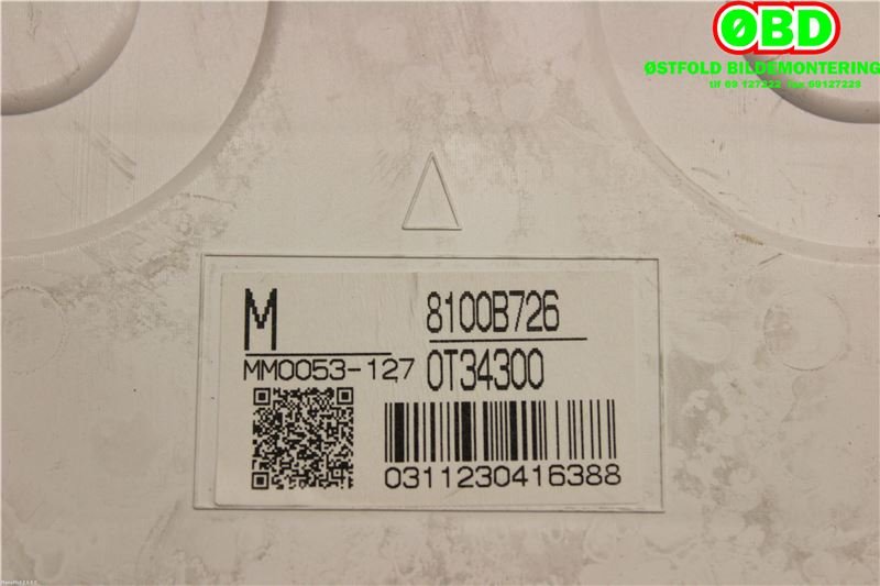Instrumentpanel til Mitsubishi ASX 2010-2019  (MITSUBISHI|8100B726||MM0053127)