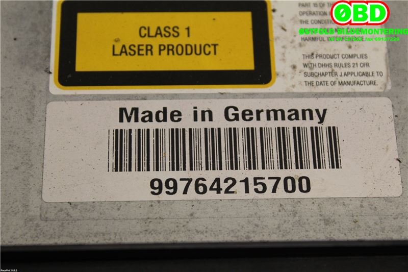 Bilstereo navigasjon spiller til Porsche 911 2005-2012 (997) (997) (PORSCHE|997 642 157 00|997 642 157 01|99764215700)
