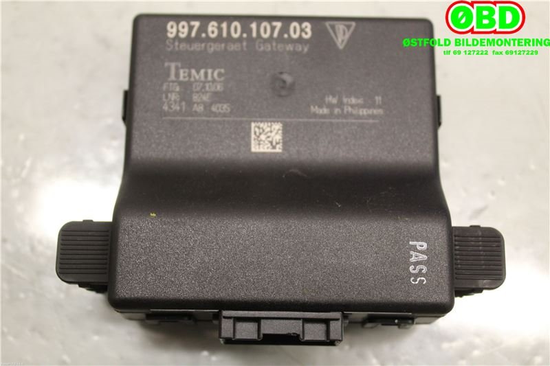 Styreenhet diverse til Porsche 911 2005-2012 (997) (997) (PORSCHE|997 610 107 04||99761010703)