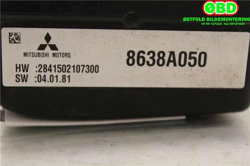 Styreenhet diverse til Mitsubishi Outlander 2012-2015 (Type III, Fase 1)  (MITSUBISHI|8638A050|)