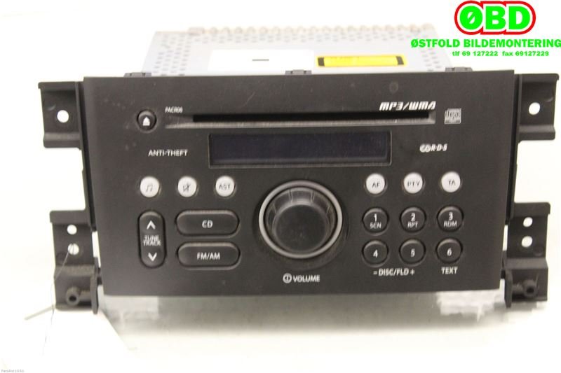 Bilstereo til Suzuki Grand Vitara, 2005-2015 (Type III)  (SUZUKI|39101-65JD0-ZCA)