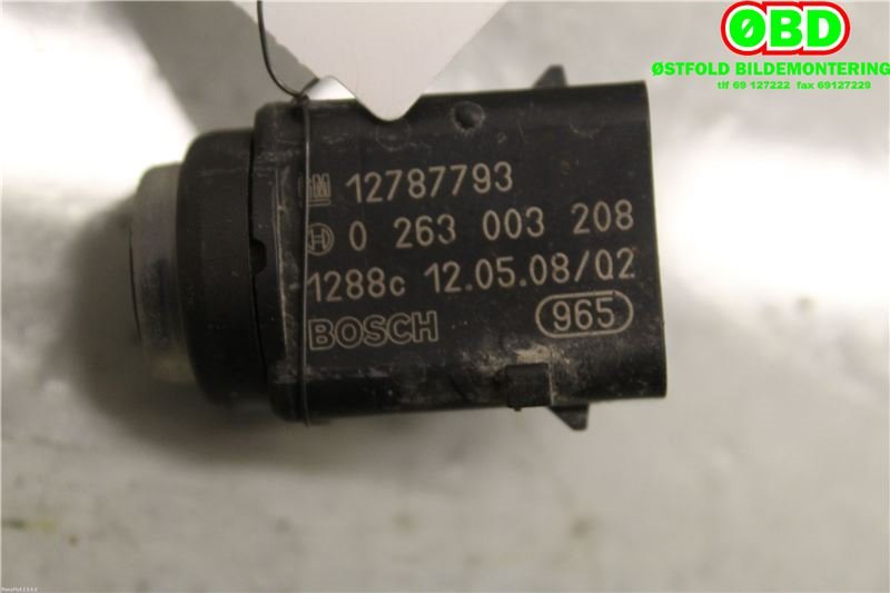 Parkeringssensor bak til Saab 9-3 2008-2011 (Type II, Fase 2) (SAAB|12787793|0263003208)