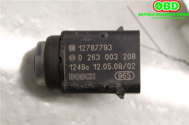 Parkeringssensor bak til Saab 9-3 2008-2011 (Type II, Fase 2) (SAAB|12787793|0263003208)