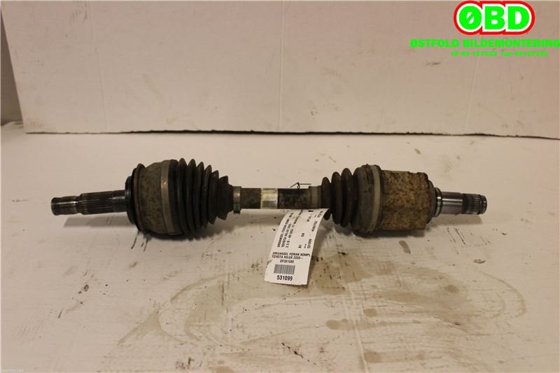 Drivaksel høyre foran til Toyota Hilux 2012-2016 (TOYOTA|434300K022|434300K030|)