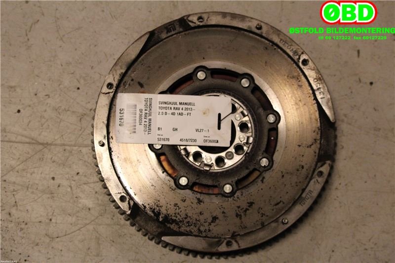 Svinghjul manuell til Toyota RAV4 2013-2015 (Type IV, Fase 1) (TOYOTA|134500R030|)