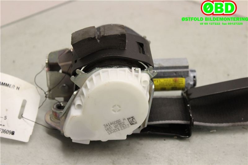 Airbag beltestrammer til Ford Fiesta 2013-2017 (Type VI, Fase 2)  (FORD|)