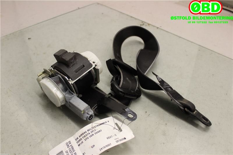 Airbag beltestrammer til Ford Fiesta, 2013-2017 (Type VI, Fase 2)  (FORD|)