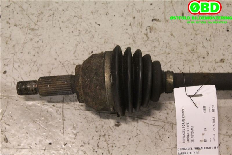 Drivaksel høyre foran til Jaguar X-TYPE 2001-2010 (JAGUAR|C2S29729|)