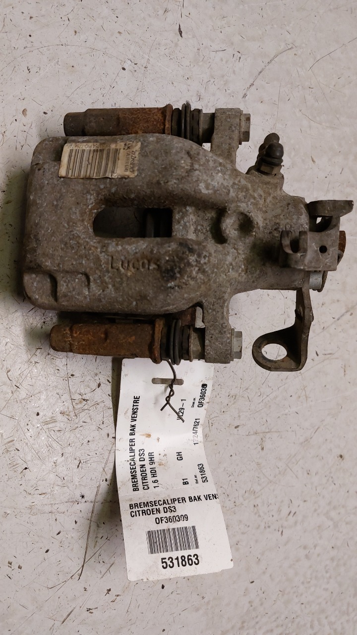 Bremsecaliper venstre bak til Citroën DS3 2010-2019 (CITROEN|4400W5|)