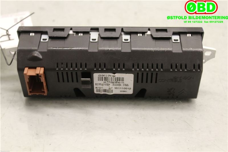 Instrument kjørecomputer til Citroën DS3 2010-2019  (CITROEN|1607240280|9821851780|9677093680)