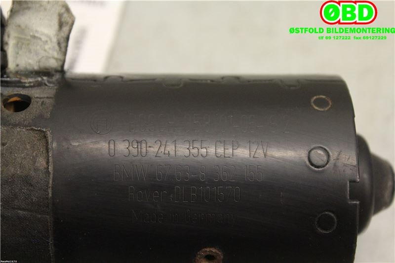 Viskermotor frontrute til Rover 75 1999-2005  (ROVER|DLB101570|67638362155)