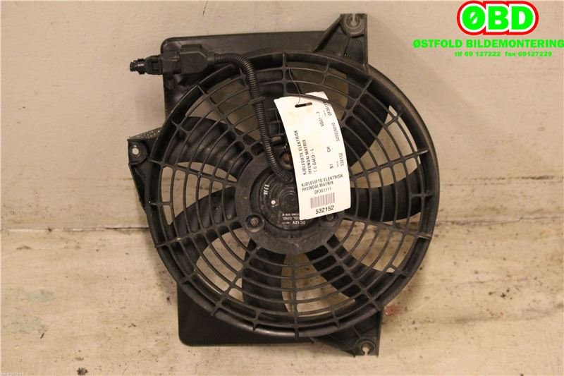 Kjølevifte til Hyundai Matrix, 2001-2010  (HYUNDAI|9773017000)
