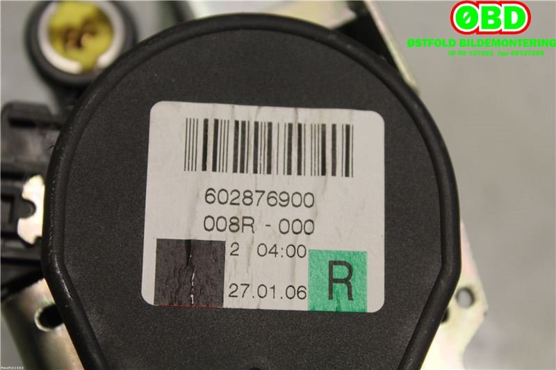Airbag beltestrammer til Mercedes B-Klasse 2005-2008 (Fase 1) (W245) (W245) (MERCEDES|A 169 860 34 85|A 169 860 68 85|)