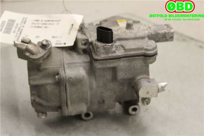 Aircondition kompressor til Toyota Yaris 2012-2014 (Type III, Fase 1)  (TOYOTA|8837052011|0422001041|)
