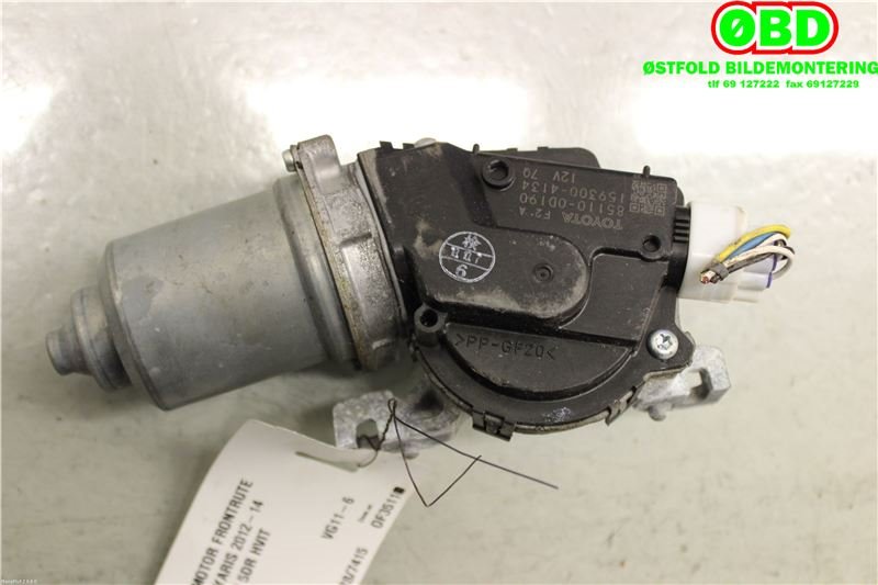 Viskermotor frontrute til Toyota Yaris 2012-2014 (Type III, Fase 1) (TOYOTA|851100D190|1593004134)