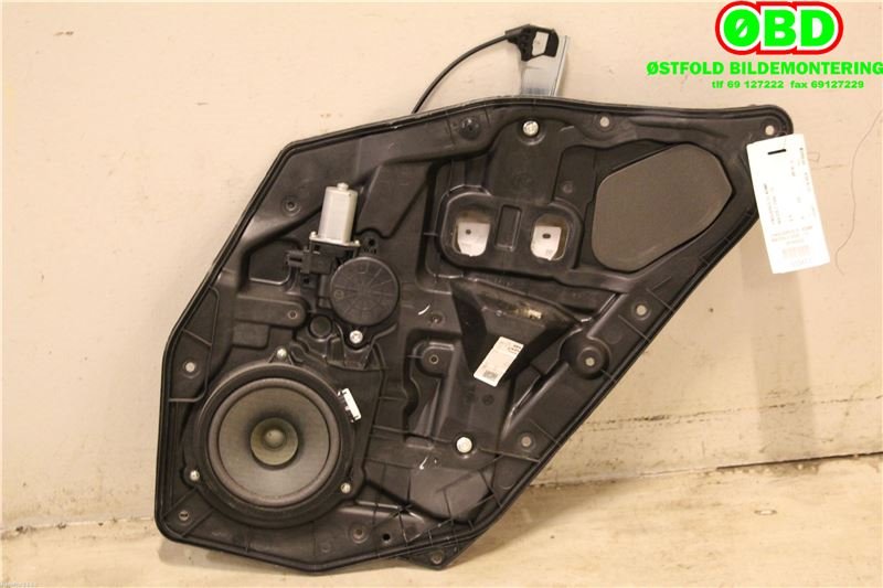 Ruteheis høyre bak til Mazda 2, 2011-2014 (Type II, Fase 2)  (MAZDA|D65172590A)