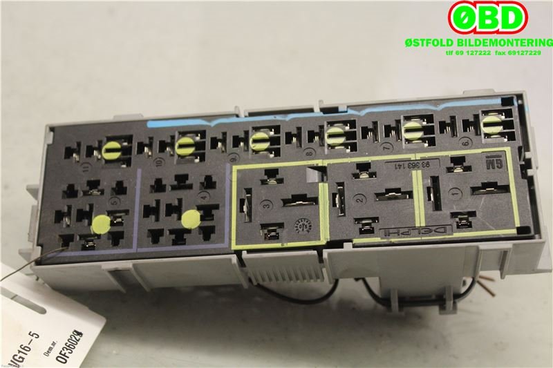 Sikringsboks til Opel Meriva A, 2003-2010  (OPEL|)