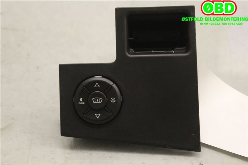 Bryter speil til Peugeot 508 2011-2014 (Type I, Fase 1) (PEUGEOT|6490SS|96661115ZD|9665602980)