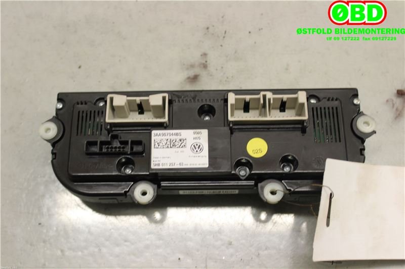 Varmeapparat betjening til VW Touran 2010-2015 (Type I, Fase 3)  (VOLKSWAGEN|3AA 907 044 BS||3AA907044BS)