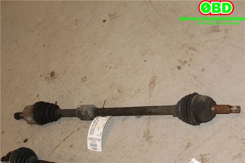 Drivaksel høyre foran til Nissan Note, 2006-2013 (Type I)  (NISSAN|)