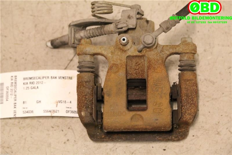 Bremsecaliper venstre bak til Kia Rio, 2011-2017 Type III  (KIA|583101WA30)