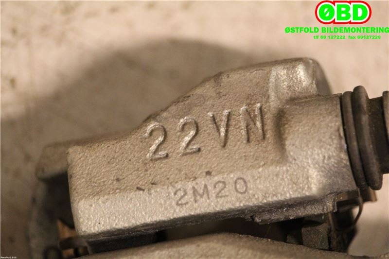Bremsecaliper høyre foran til Toyota Yaris 2012-2014 (Type III, Fase 1) (TOYOTA YARIS HYBRID XP1|)
