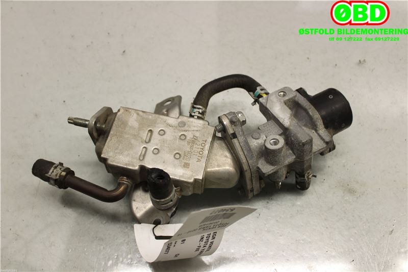EGR-ventil til Toyota Yaris 2012-2014 (Type III, Fase 1)  (TOYOTA YARIS HYBRID XP1|2562021020||2205000020)