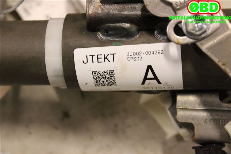 Rattaksel elektrisk servo til Toyota Yaris 2012-2014 (Type III, Fase 1)  (TOYOTA YARIS HYBRID XP1|4520A0D050|)