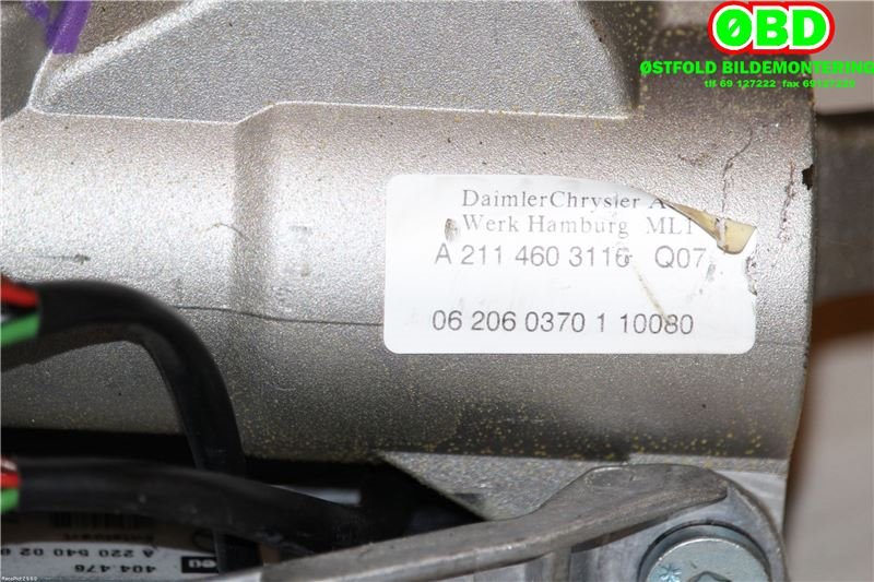 Rattaksel elektrisk servo til Mercedes CLS 2004-2010 (C219) (C219) (MERCEDES|A 211 460 31 16||2114603116)