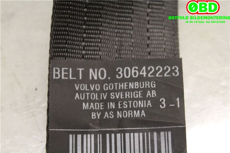 Airbag beltestrammer til Volvo C30 2006-2009 (Fase 1) (VOLVO|31320499||30642223)
