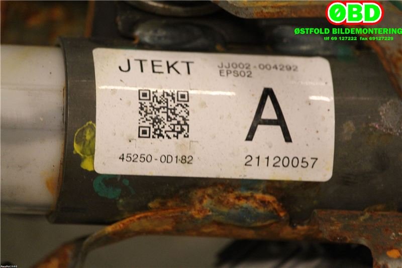 Rattaksel elektrisk servo til Toyota Yaris 2012-2014 (Type III, Fase 1)  (TOYOTA|4520A0D050|)