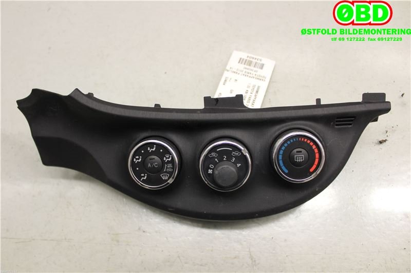 Varmeapparat betjening til Toyota Yaris, 2012-2014 (Type III, Fase 1) (TOYOTA|)