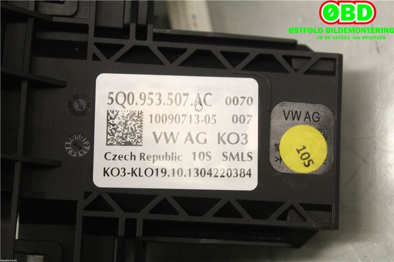 Bryter combi til Škoda Octavia 2013-2016 (Type III, Fase 1) (SKODA|5Q0 953 513 R||5Q0953507AC)