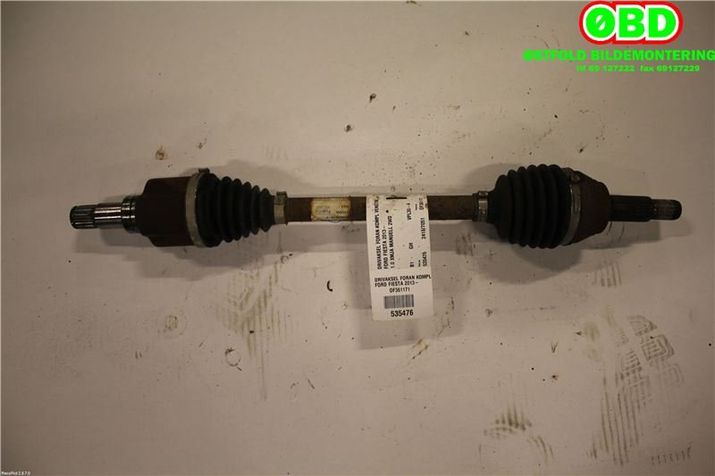 Drivaksel venstre foran til Ford Fiesta 2013-2017 (Type VI, Fase 2) (FORD|2002895|)