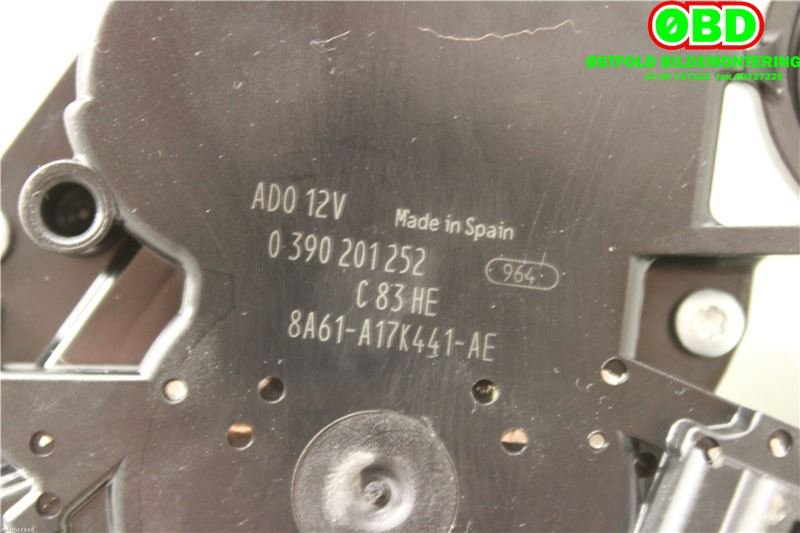 Viskermotor bakrute til Ford Fiesta 2013-2017 (Type VI, Fase 2)  (FORD|1774291|0390201252|8A61A17K441AE)