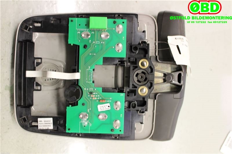 Speil innvendig til Volvo XC90 2002-2006 (Type I, Fase 1)  (VOLVO|30728698|)