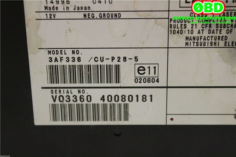 Bilstereo navigasjon til Volvo XC90 2002-2006 (Type I, Fase 1)  (VOLVO||306798091)