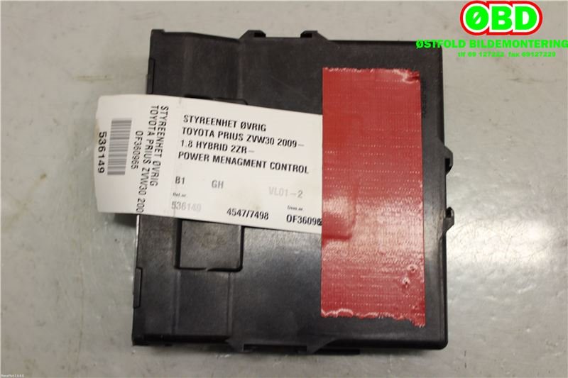 Styreenhet diverse til Toyota Prius 2009-2016 (Type III) (COMBI) (COMBI) (TOYOTA|8968147100|)