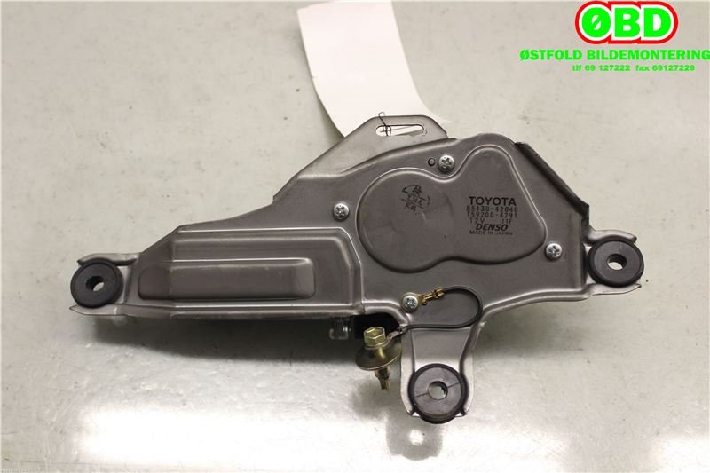 Viskermotor bakrute til Toyota RAV4 2000-2006 (Type II)  (TOYOTA|8513042040|1592004791)
