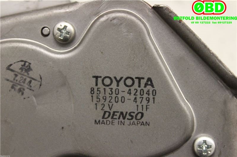 Viskermotor bakrute til Toyota RAV4 2000-2006 (Type II)  (TOYOTA|8513042040|1592004791)
