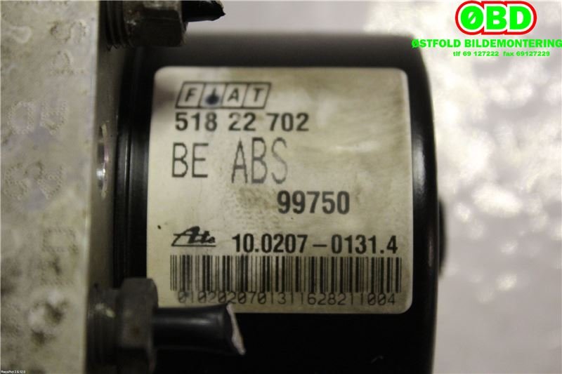ABS sentral til Fiat Doblo 2006-2010 (Type I, Fase 2)  (FIAT|51773386|10020701314|)