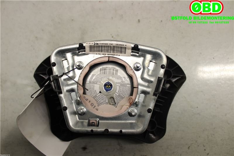 Airbag rattpute til Fiat Scudo 2007-2017 (Type II)  (FIAT|1401299681||14012996ZD)